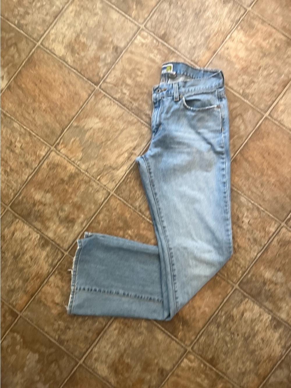 Old Navy Brand Low Waist Flare Jeans Size 8 Light Wash Y2K GUC